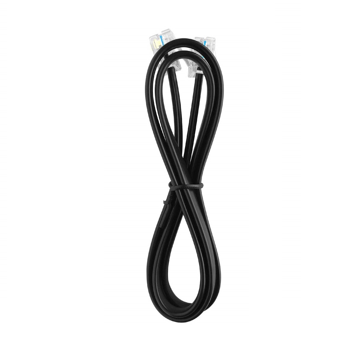 18 Inch Phone Cord Straight w/RJ11 (6P4C) Plug, , UL 18 Inch Phone Cord Straight w/RJ11 (6P4C) Plug, , UL